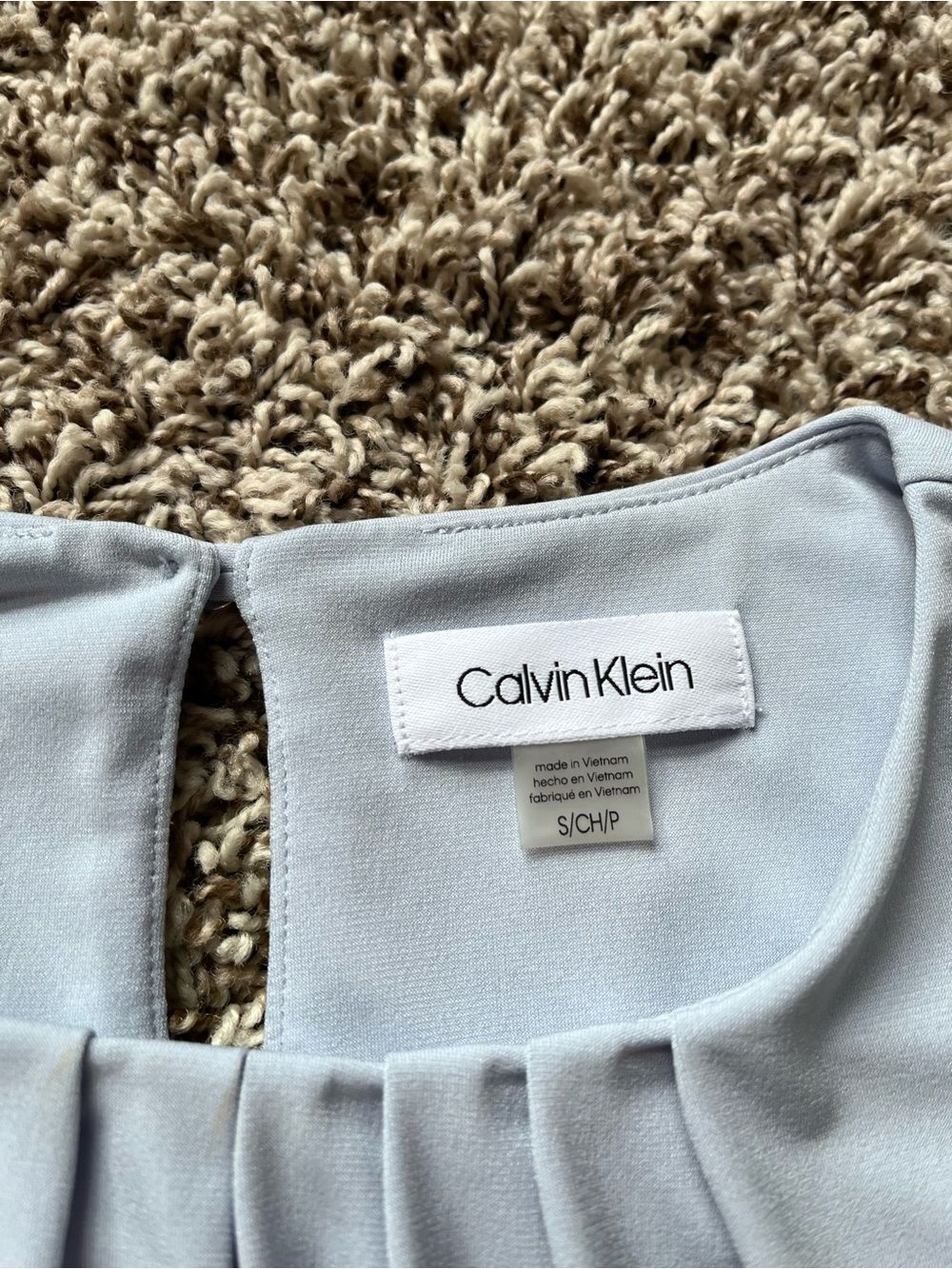 Calvin Klein Ruched Blouse - Picture 3 of 8